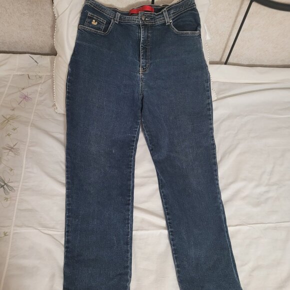 Gloria Vanderbilt Blue Jeans Womens Size 12S - Picture 4 of 16